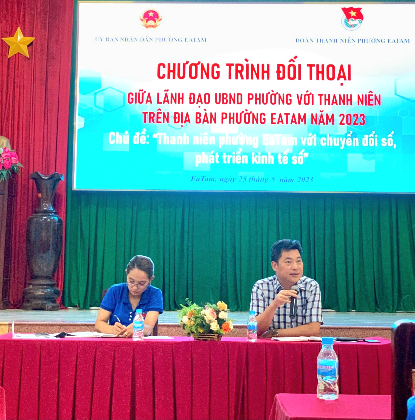 Kế hoạch tổ chức chương trình đối thoại giữa lãnh đạo UBND phường EaTam với thanh niên trên địa bàn phường năm 2023.